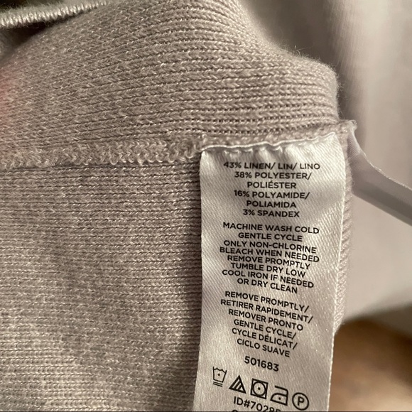 Linen blend cami/tank top. Size MP. NWT. - Picture 6 of 7